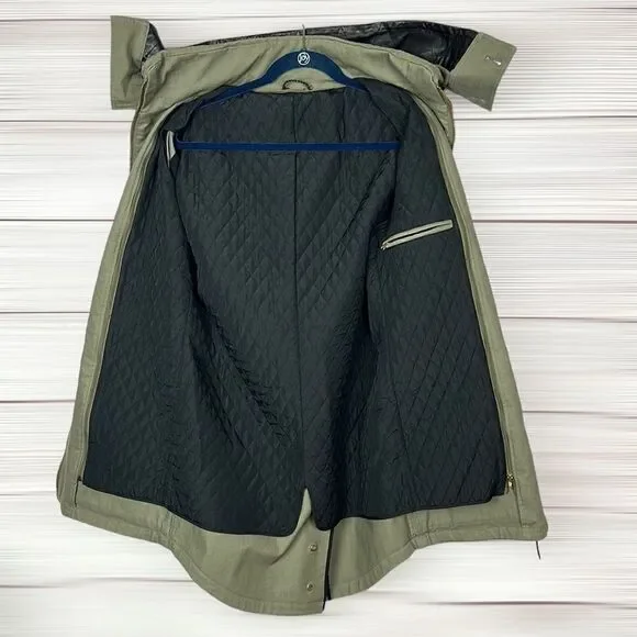 MACKAGE Montreal Zip Front Hooded Jacket with Leather Sleeves Removable Lining M - Picture 7 of 15